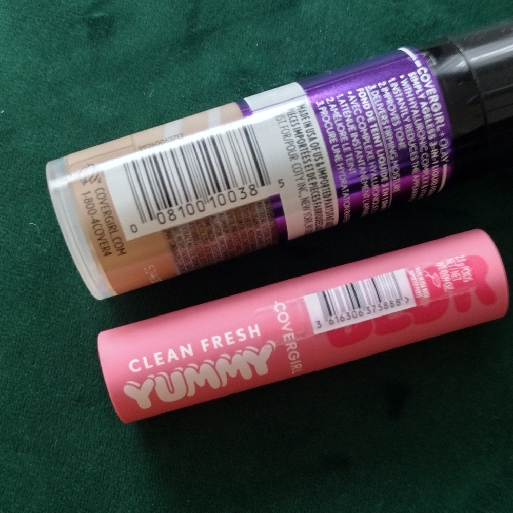 Lot Liquid Foundation #225 Buff Beige and Yummy Lipstick #120 Sugar Poppy Blur - Picture 2 of 8